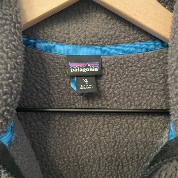 Patagonia Gray Kids Fleece Jacket - Picture 4 of 5